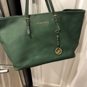 Michael Kors Forest Green Tote